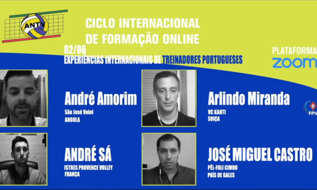 CIFO 2020 – M7 –  EXPERIÊNCIAS INTERNACIONAIS DE TREINADORES PORTUGUESES – André Amorim, ARLINDO MIRANDA, ANDRÉ SÁ E JOSÉ MANUEL CASTRO
