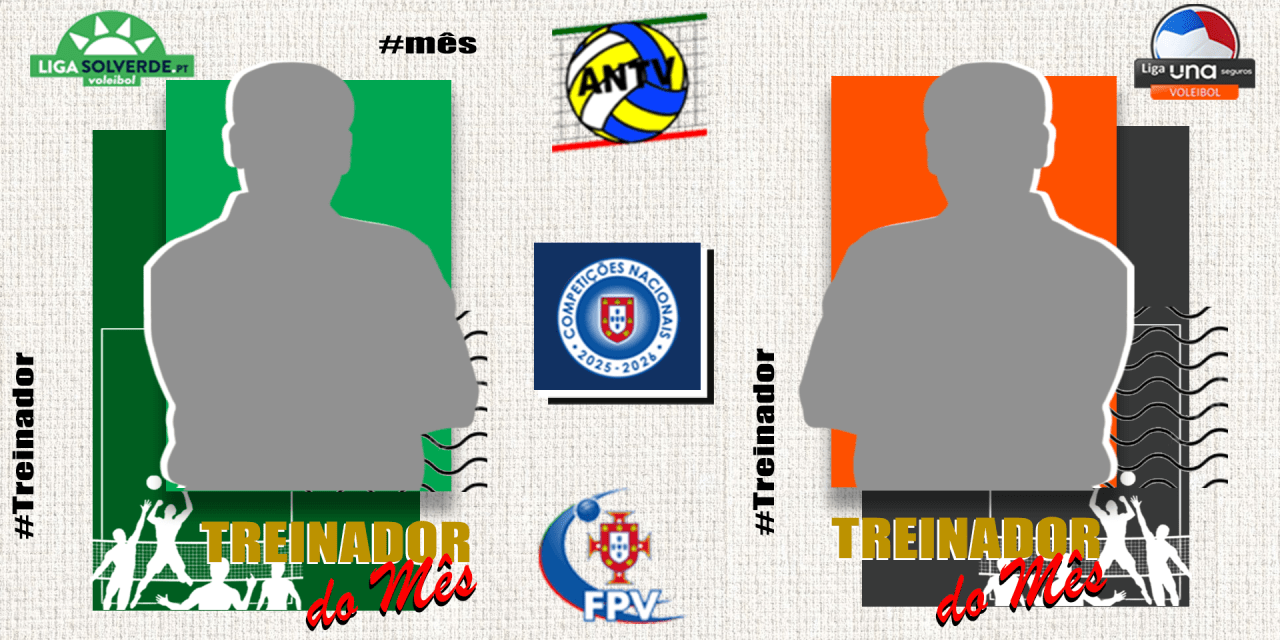 🏐 ANTV lança o Prémio “Treinador do Mês” nas Ligas Una Seguros e Solverde! 🏆